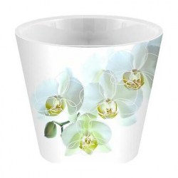 Горшок для цветов London D 160/1,6л белая орхидея