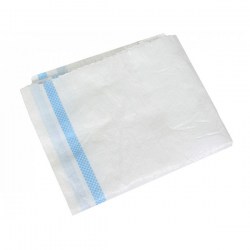 Мешки белые/синяя полоса