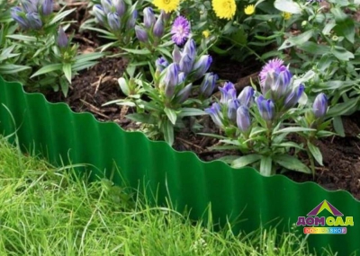 Бордюрная садовая лента — виды, особенности установки и основные характеристики
